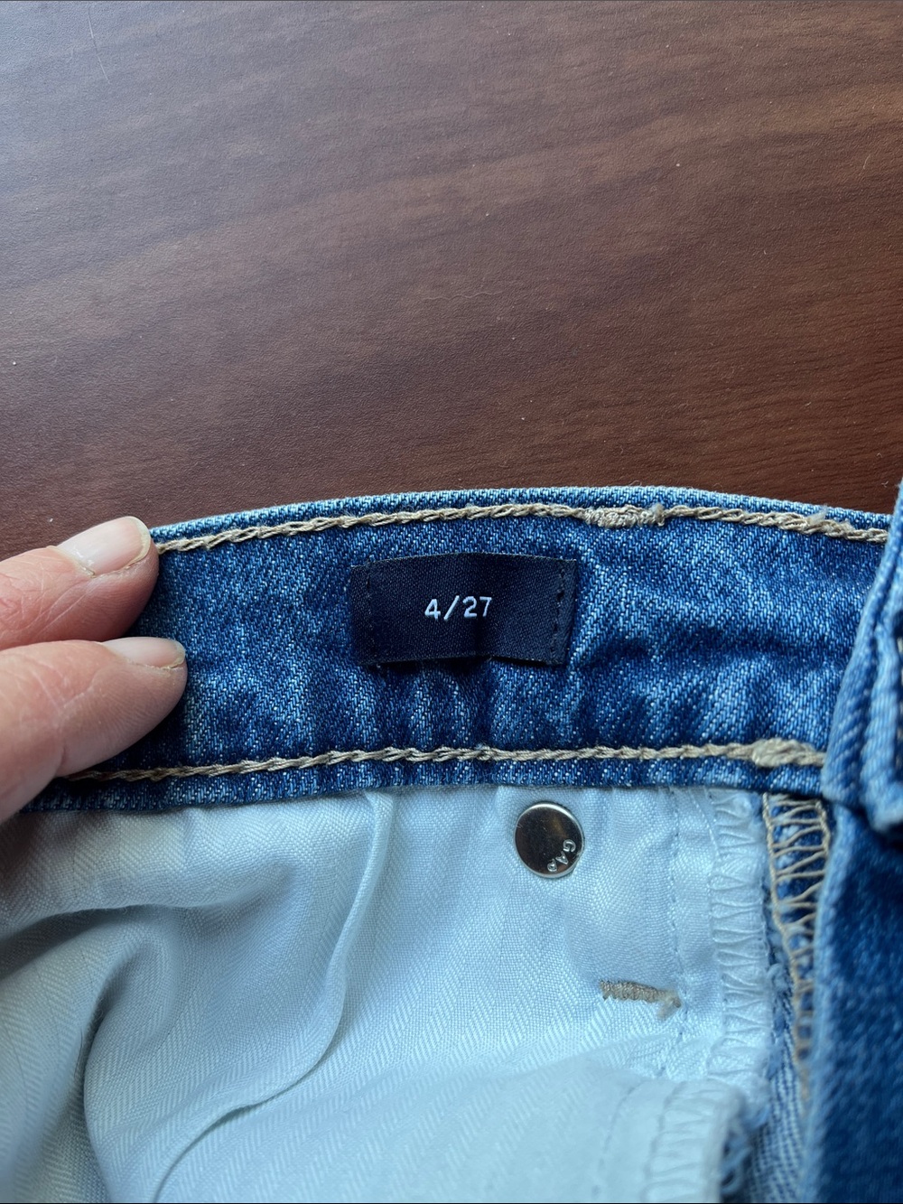 GAP Distressed Denim Mini Skirt - Picture 3 of 5